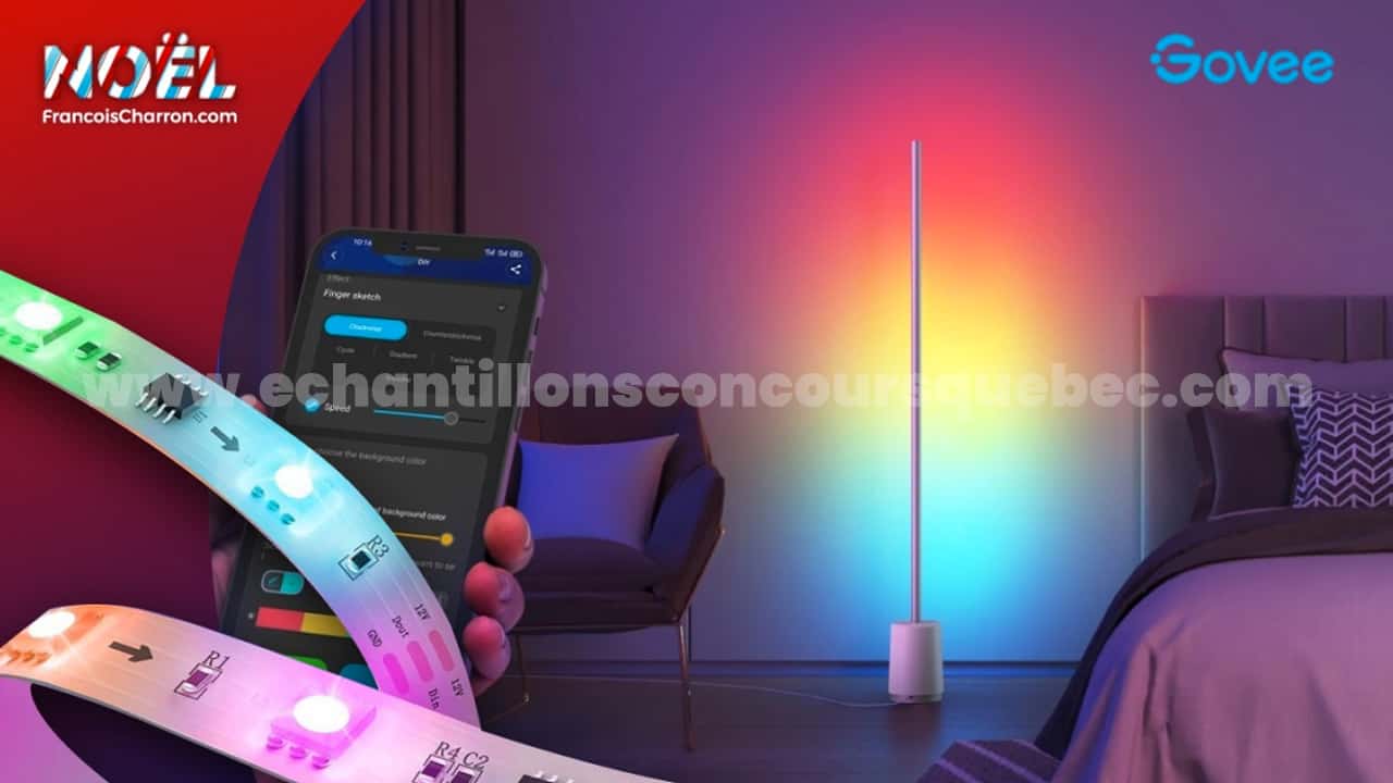 Concours : Remportez un ensemble de lumières intelligentes Govee de 254,98$