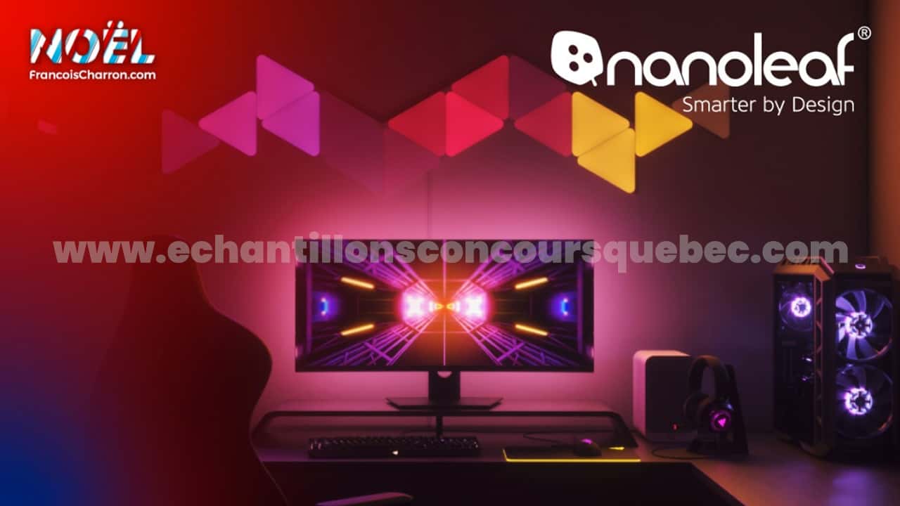 Concours : Un ensemble de lumières Nanoleaf de 279$ à remporter