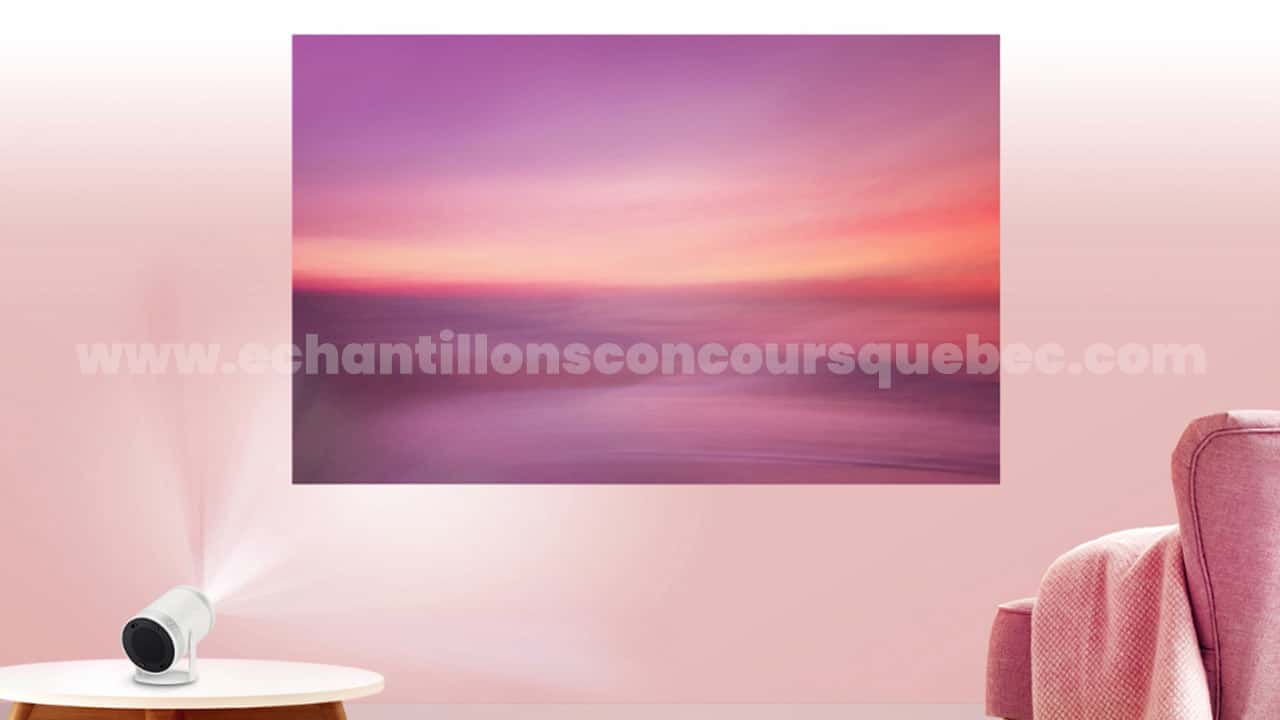 Concours : Un projecteur The Freestyle de Samsung de 1149,99$ à ne pas manquer
