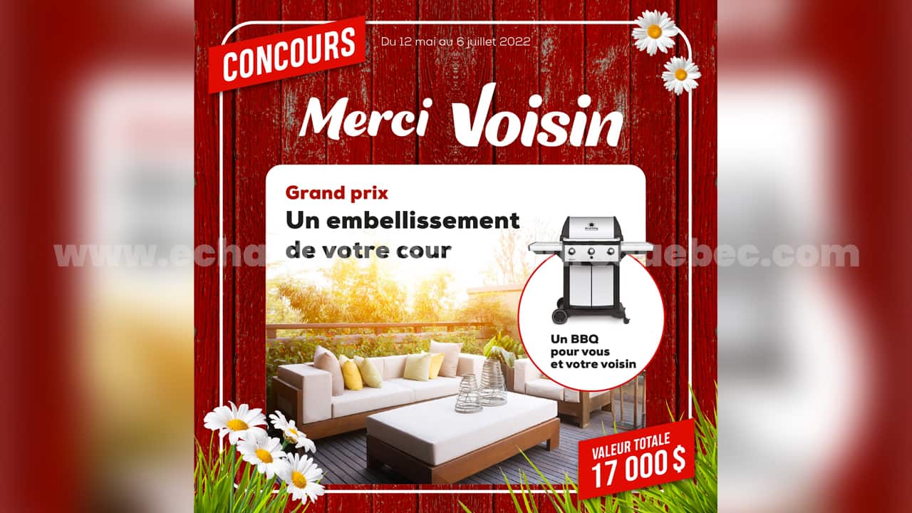 Concours Voisin : Un grand prix de 11600$ à gagner