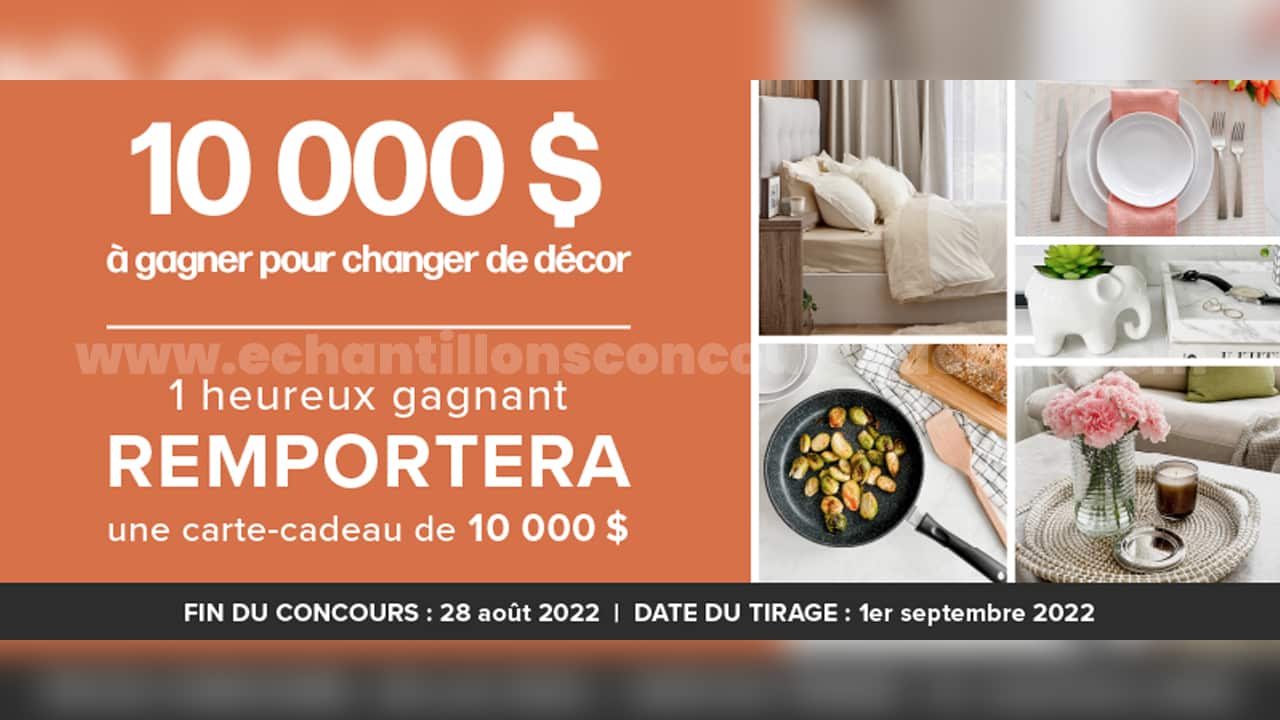 Gagnez une cartecadeau Linen Chest de 10000