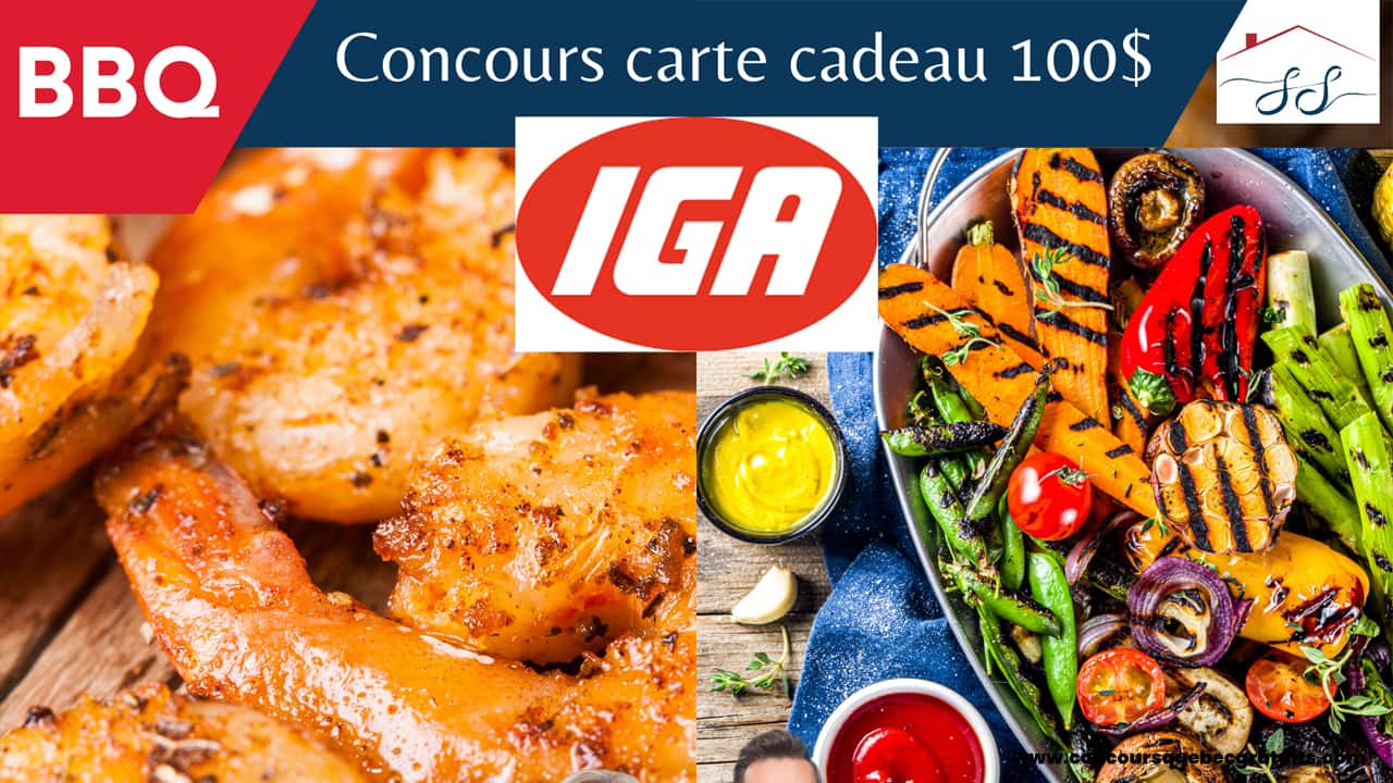 Une cartecadeau IGA à remporter (100 )